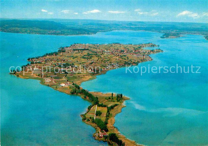 Insel Reichenau Fliegeraufnahme