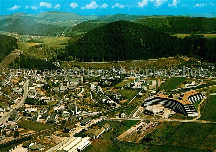 Willingen Sauerland Fliegeraufnahme im Naturpark Diemelsee