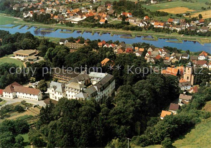 Beverungen Fliegeraufnahme Abtei vom hl. Kreuz