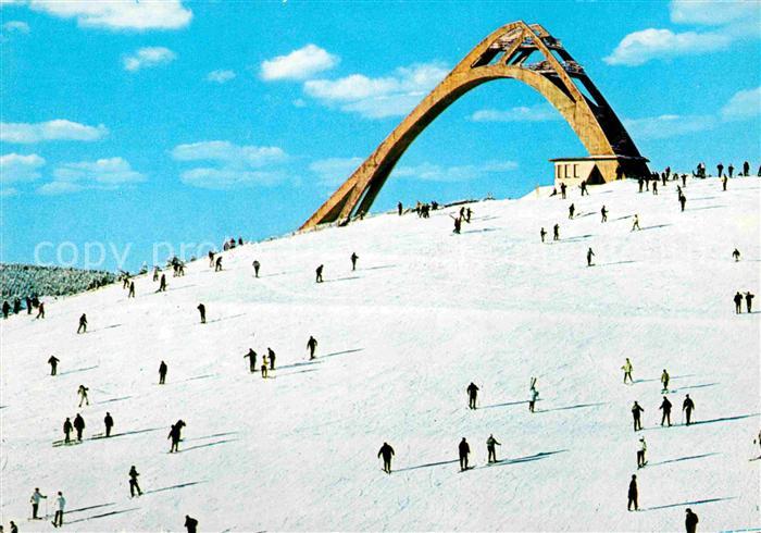 Winterberg Hochsauerland Skigebiet mit St. Georg-Sprungschanze am Herrloh