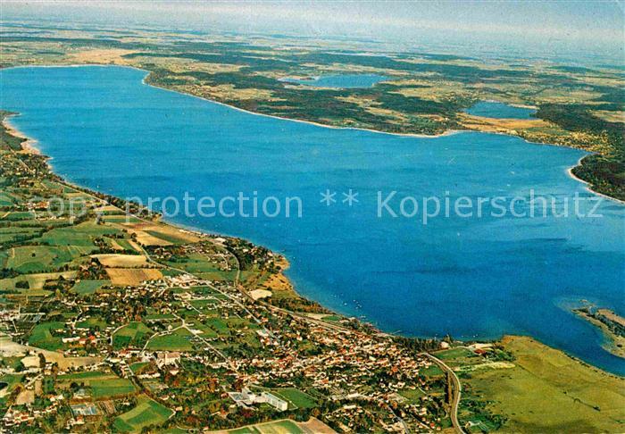 Ammersee Fliegeraufnahme mit Diessen und Herrsching