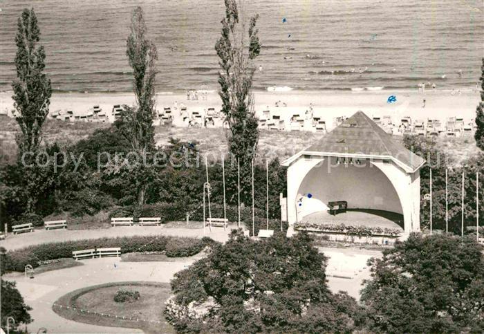 Heringsdorf Ostseebad Usedom Kurpark Strand Konzertbuehne