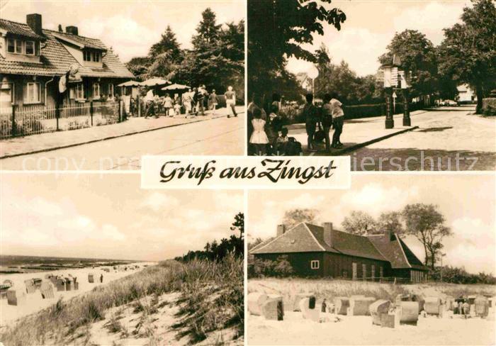 Zingst Ostseebad Strand Ortspartie