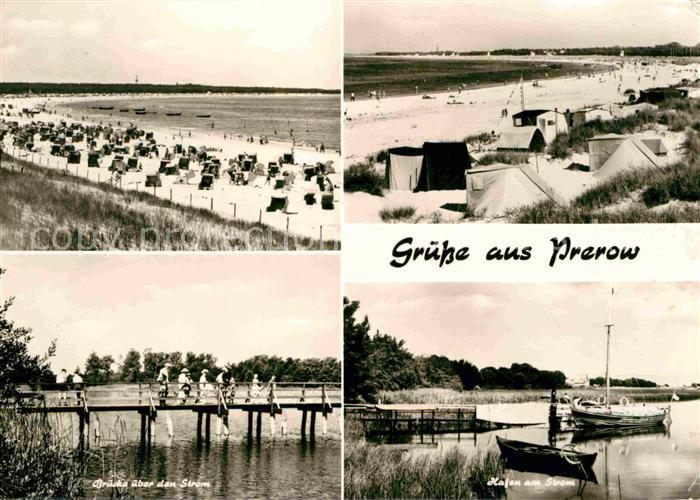 Prerow Ostseebad Strand Camping Hafen Seebruecke
