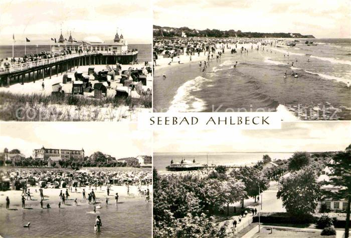 Ahlbeck Ostseebad Strand Seebruecke