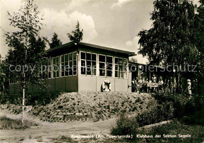 Knappensee Oberlausitz Klubhaus der Sektion Segeln