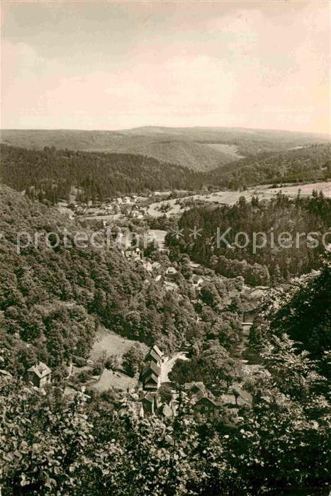 Altenbrak Harz Blick von der Schoeneburg