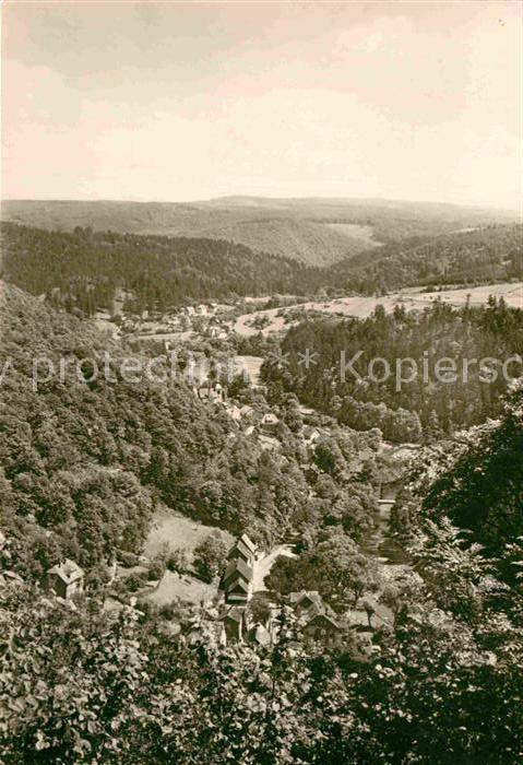 Altenbrak Harz Blick von der Schoeneburg