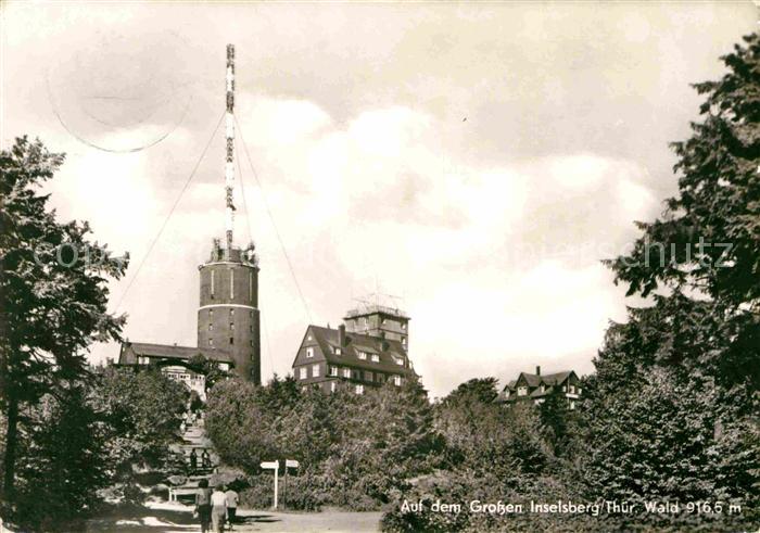 Grosser Inselsberg Mit Sendetuermen