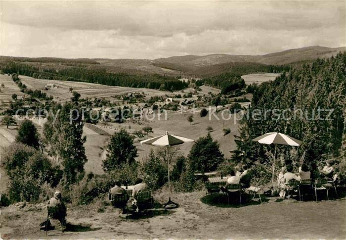 Breitenbach Eichsfeld Blick vom Blockhaus
