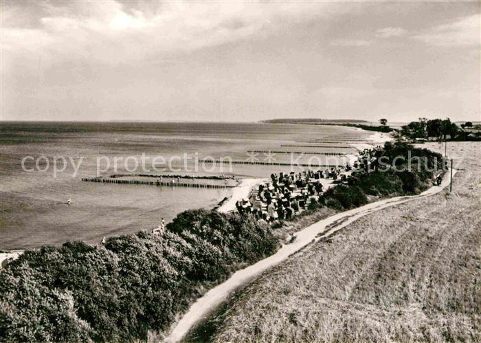 Kuehlungsborn Ostseebad Strand und Weg nach Heiligendamm