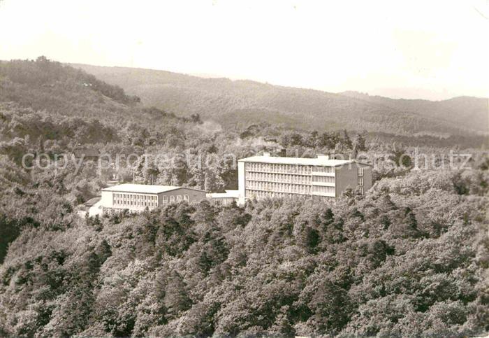 Bad Suderode Fliegeraufnahme Sanatorium fuer Staublungenkranke