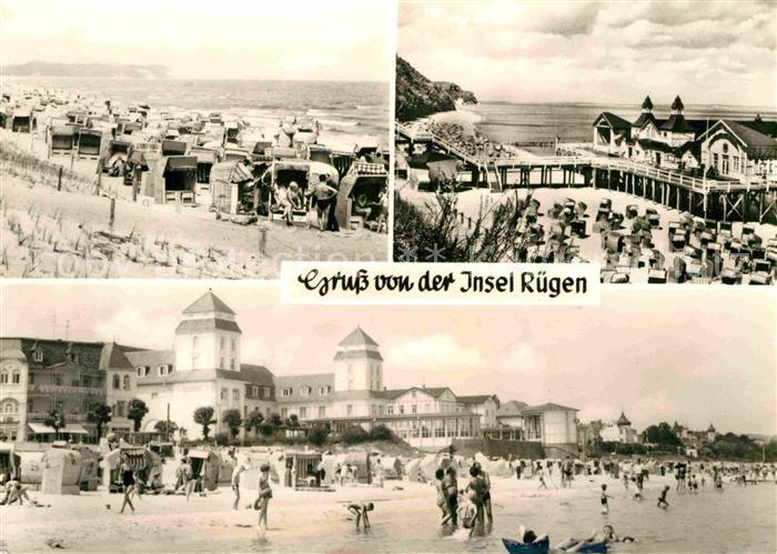 Goehren Ruegen Strand Seebruecke