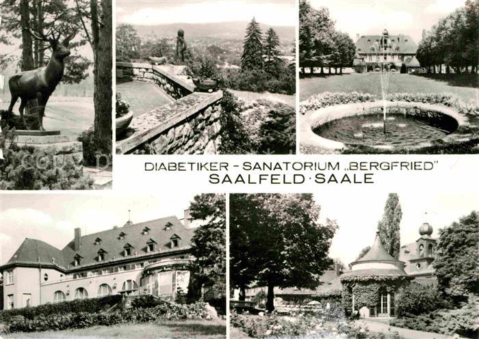 Saalfeld Saale Diabetiker Sanatorium Bergfried