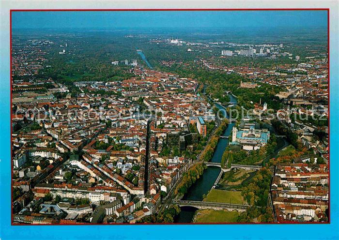 Muenchen Bayern Fliegeraufnahme