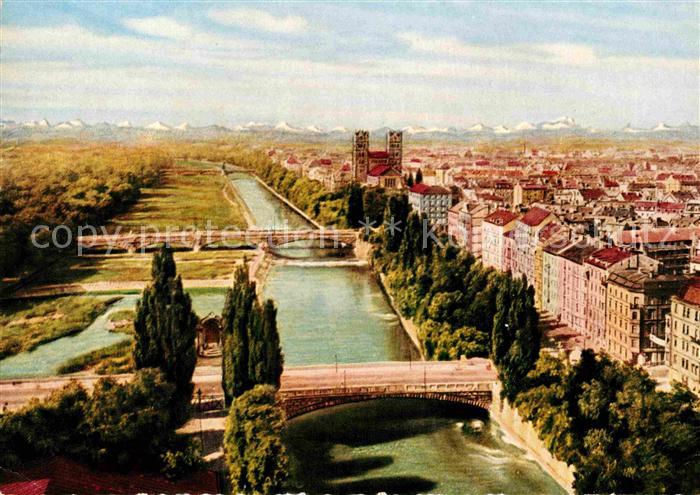 Muenchen Bayern Isarpartie