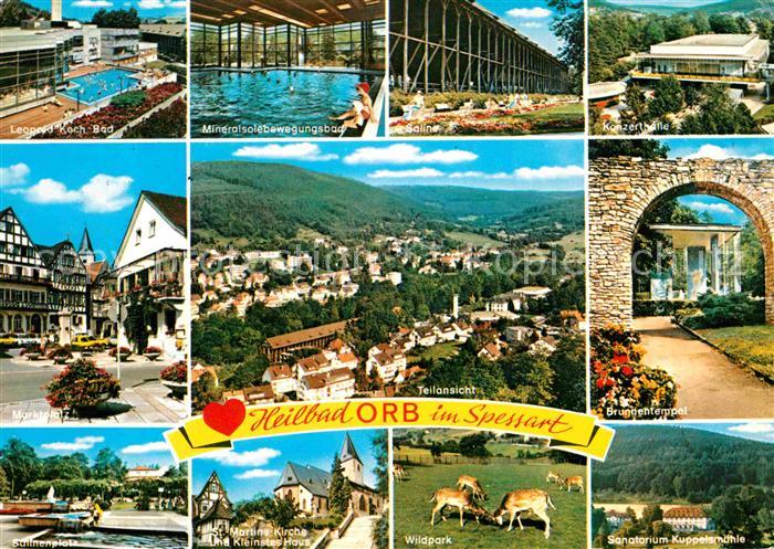 Bad Orb Leopold Koch Bad Saline Konzerthalle Brunnentempel