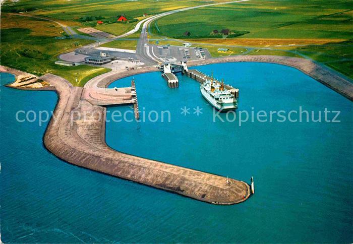 Texel Fliegeraufnahme Hafen