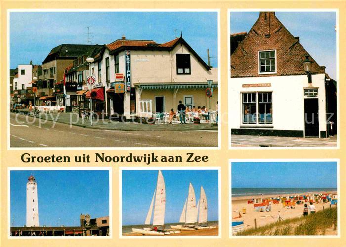 Noordwijk aan Zee  Strand Leuchtturm