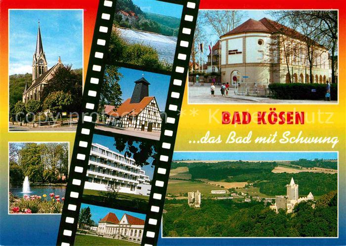 Bad Koesen Lutherkirche Schwanenteich Reha-Klinikum Rudelsburg Burg-Saaleck