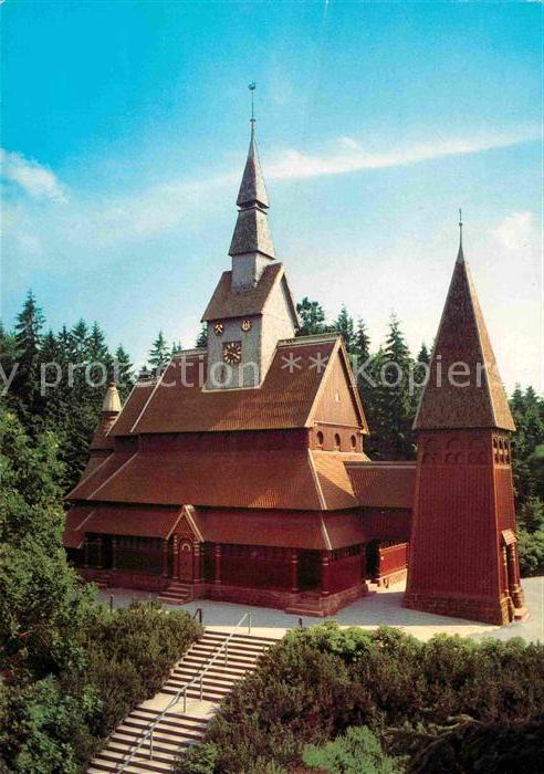 GOSLAR Harz Niedersachsen Hahnenklee Nordische Stabskirche