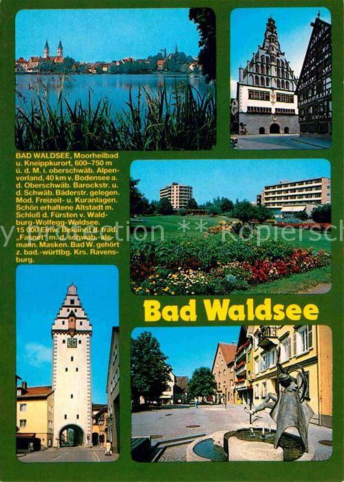 Bad Waldsee Seepartie Rathaus Wurzacher-Tor Marktplatz