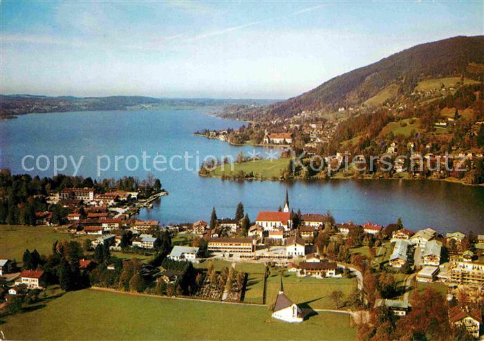 Rottach-Egern am Tegernsee Fliegeraufnahme
