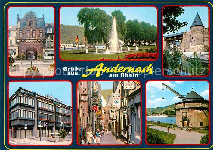 Andernach Rhein Rheinland-Pfalz Ortspartien