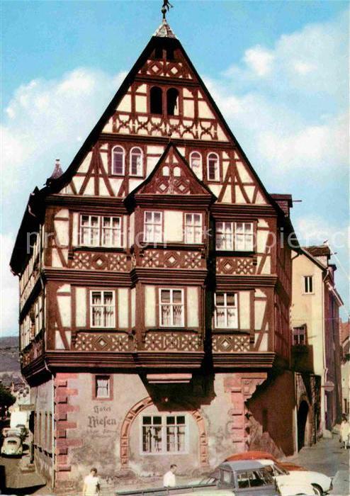 Miltenberg Main Hotel Riesen Fachwerk