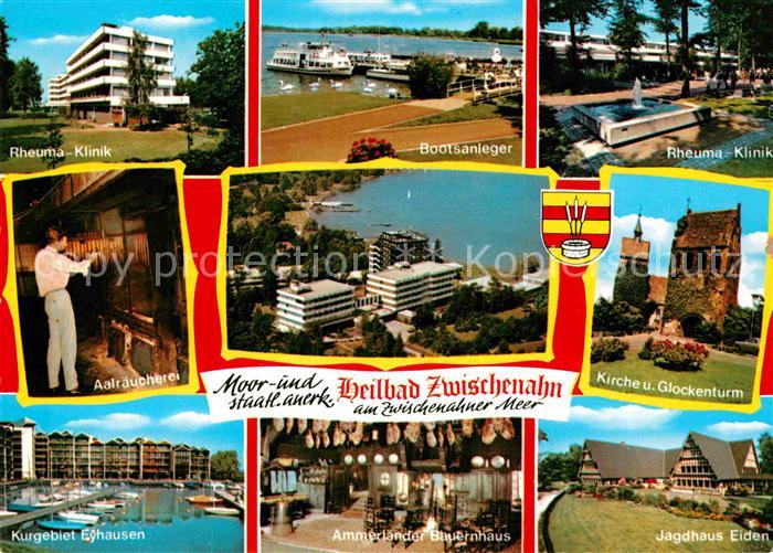 Bad Zwischenahn Bootsanlieger Kirche Rheuma-Klinik Eyhausen Ammerlaender-Bauernh