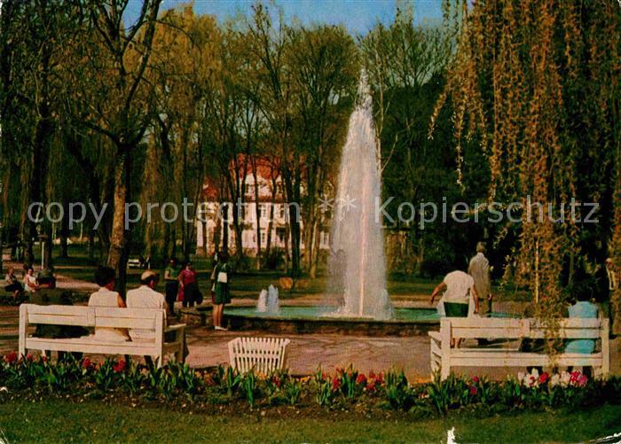 Bad Mergentheim Fontaenenbrunnen am Kurpark
