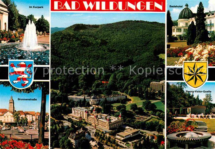 Bad Wildungen Kurpark Badehotel Georg Victor Quelle Brunnenstrasse