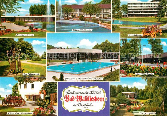 Bad Waldliesborn Kurklinik Kurhaus Kurpark Thermalbad