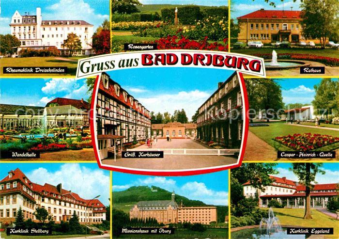 Bad Driburg Rathaus Rheumaklinik Dreizehnlinden Wandelhall Kurkliniken Missionsh