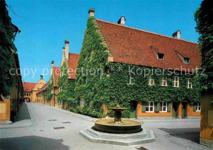 Augsburg Fuggerei aelteste Sozialsiedlung der Welt