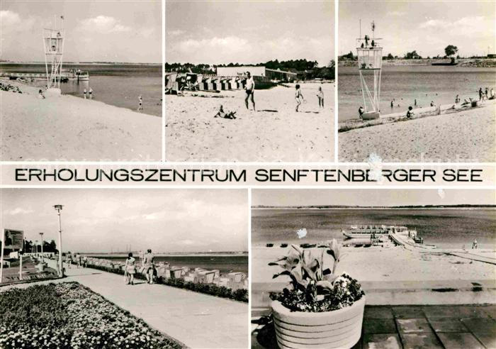 Senftenberg Niederlausitz Erholungszentrum Senftenberger See Badestrand Promenad