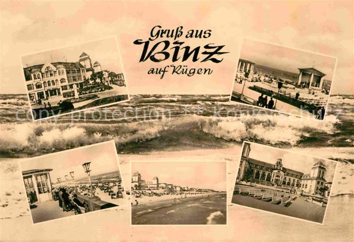 Binz Ruegen Ferienhotel Musikpavillon Strand Promenade Kurhaus