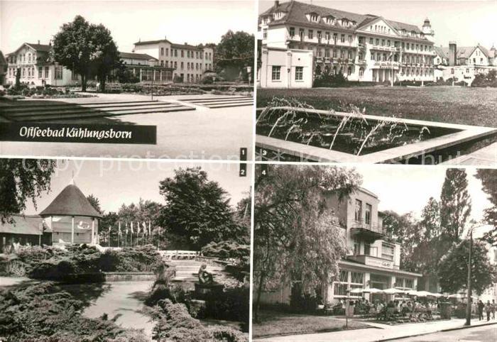 Kuehlungsborn Ostseebad Ostseehotel Konzertgarten FDGB Erholungsheim Georgij Dim