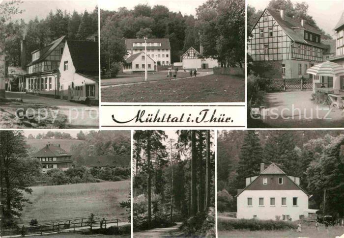 Muehltal Thueringen Naupoldsmuehle Waldmuehle Schloessersmuehle Amtsschreibermue