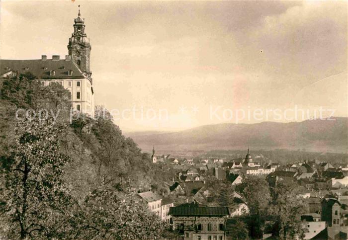 Rudolstadt Heidecksburg mit Blick auf die Stadt