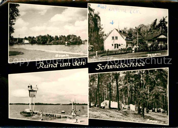 Schwielochsee Goyatz Strand Steg Turm Jessern Camping