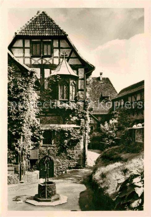 Eisenach Thueringen Wartburg Burgvogtei mit Nuernberger Erker