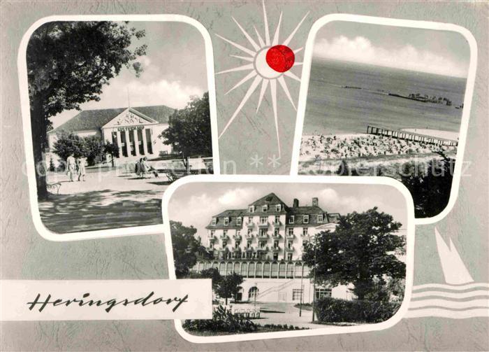 Heringsdorf Ostseebad Usedom Kulturhaus Strand Hotel