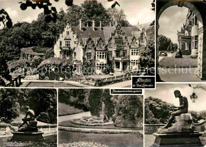 Altenstein Bad Liebenstein Handwerkererholungsheim Statuen