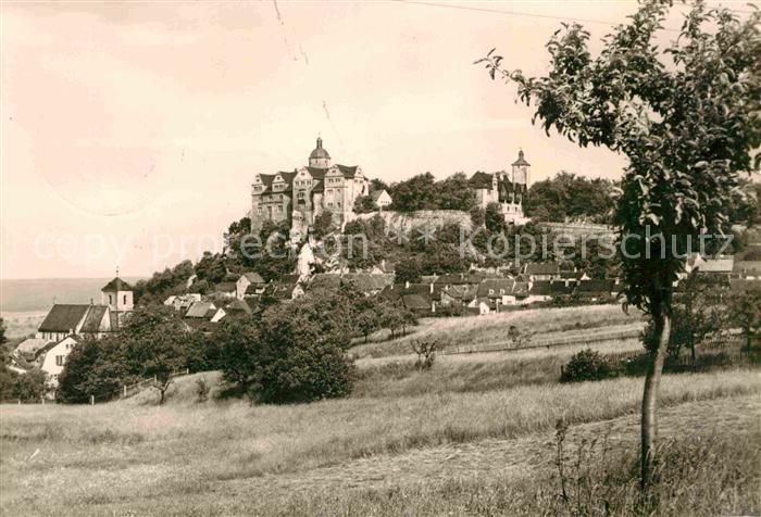 Ranis Panorama Blick zum Schloss