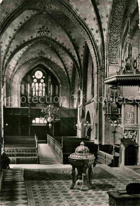 Guestrow Mecklenburg Vorpommern Dom Innenansicht