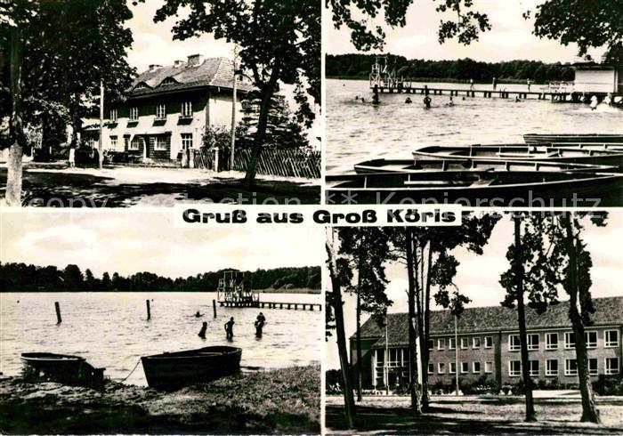 Gross Koeris Uferpartie am See Badesteg Ferienheim