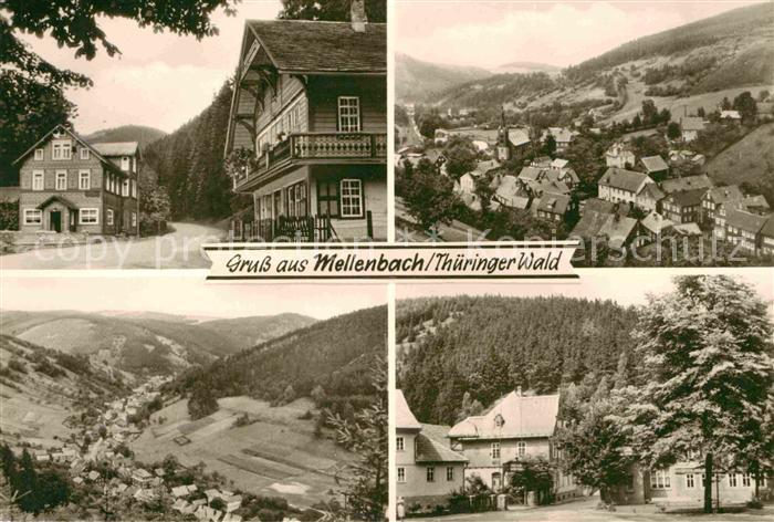 Mellenbach-Glasbach Teilansichten Landschaftspanorama
