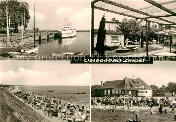 Zingst Ostseebad Hafen Milchbar HO Gaststaette Kurhaus Strand