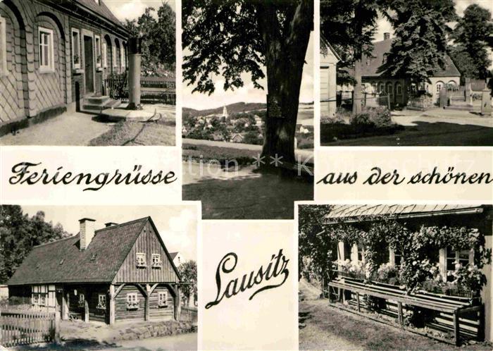 Lausitz Teilansichten Blumenschmuck